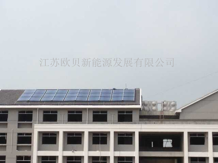 扬州宝应养老院10吨太阳能热水工程