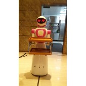 美女智能送餐机器人