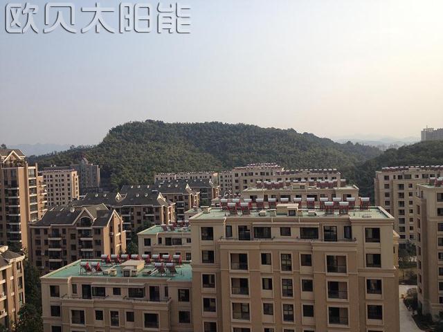 杭州恒腾房地产438台太阳能单机工程