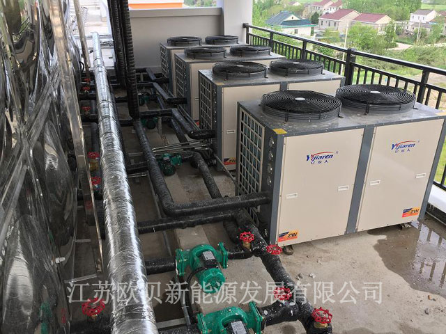 学校医院宾馆安装空气能热水系统工程