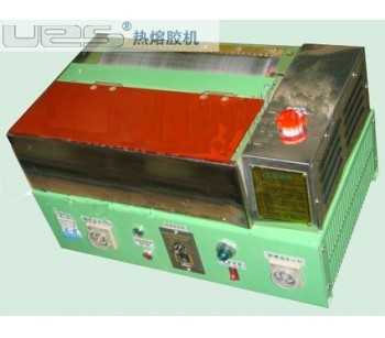 珠海珍珠棉热熔胶滚轮过胶机,广州包装材料UES热熔胶机