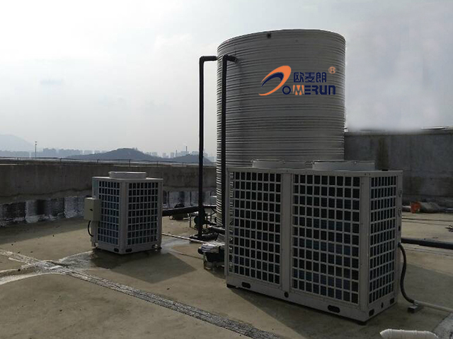 南京建材有限公司食堂空气能热水工程
