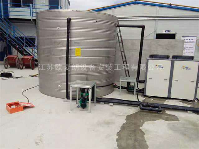上海工地空气能热水工程 空气能热泵热水