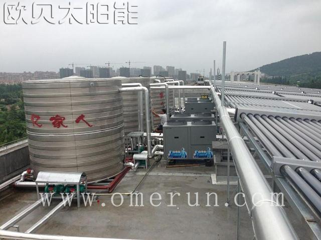杭州二中40吨太阳能热水工程