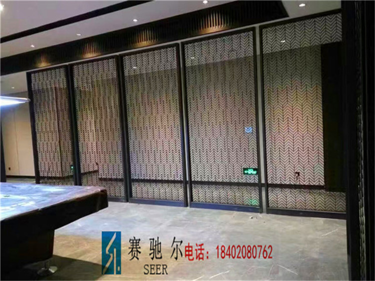 北京酒店隔断屏风 不锈钢花格定制厂家
