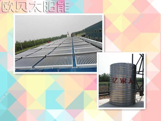 江苏华瓴30吨员工宿舍太阳能热水工程