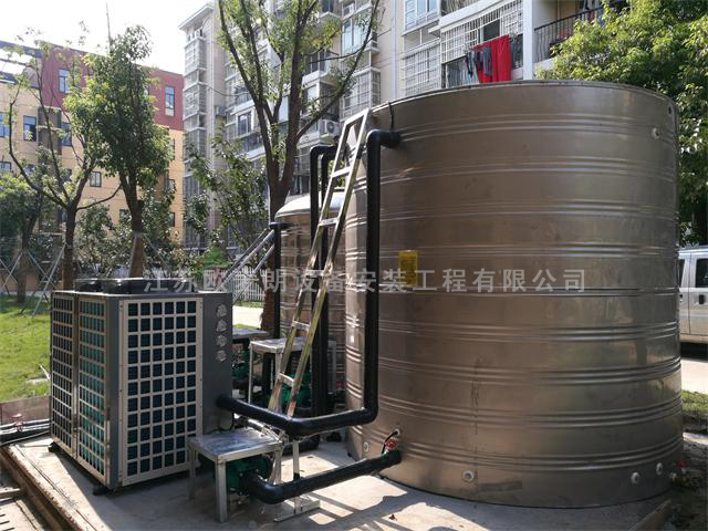 欧麦朗空气能热泵成集体宿舍热水系统供应必选设备