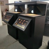 新款全息展示柜 270投影展示柜 珠宝展厅裸眼3D成像展柜批发