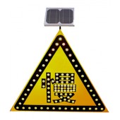 静海太阳能减速慢行标志牌 交通标志牌 太阳能三角标志牌